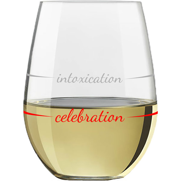 Trinx Intoxication Stemless Wine Glass Wayfair